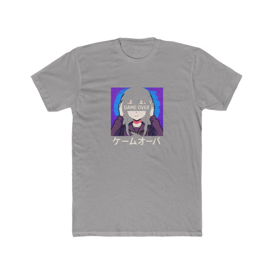 Vaporwave Game Over Sad Anime Girl T-Shirt