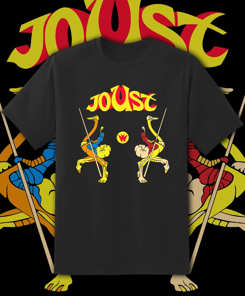 Joust Retro Arcade Game Main Logo Retro Video Game T Shirt  Fast Ship!