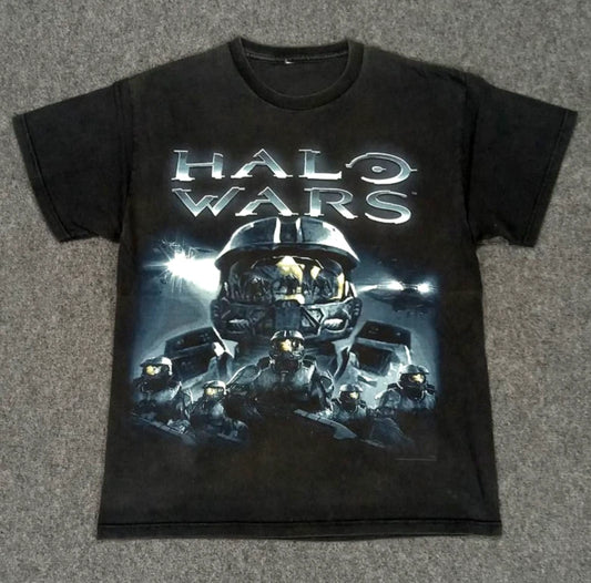 Halo Wars Graphic Tee Y2K Video Game Streetwear T-Shirt Unisex S-5XL
