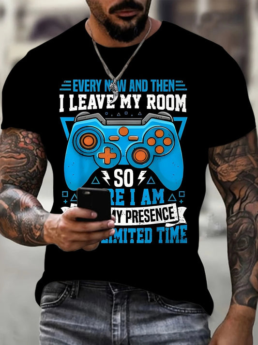 Funny Gamer Slogan T-Shirt | Sarcastic Video Game Controller Graphic Tee