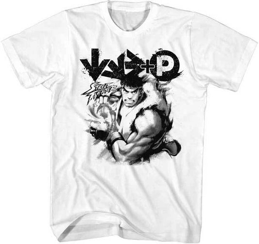 Street Fighter Capcom Video Game Ryu Hadouken Men's T Shirt