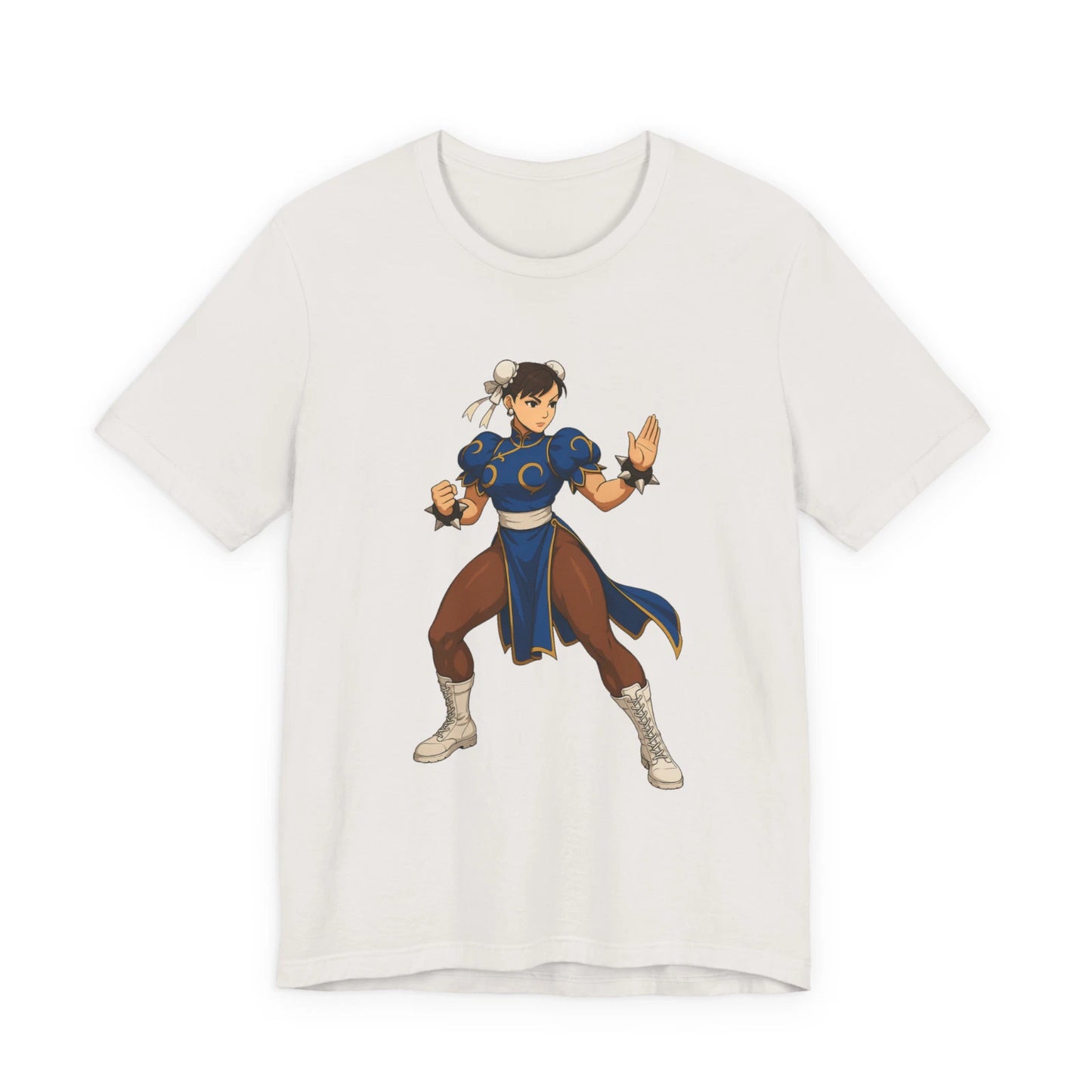 Street Fighter CHUN-LI Anime Waifu T-Shirt – Mens Retro 90s Arcade Gaming Tee