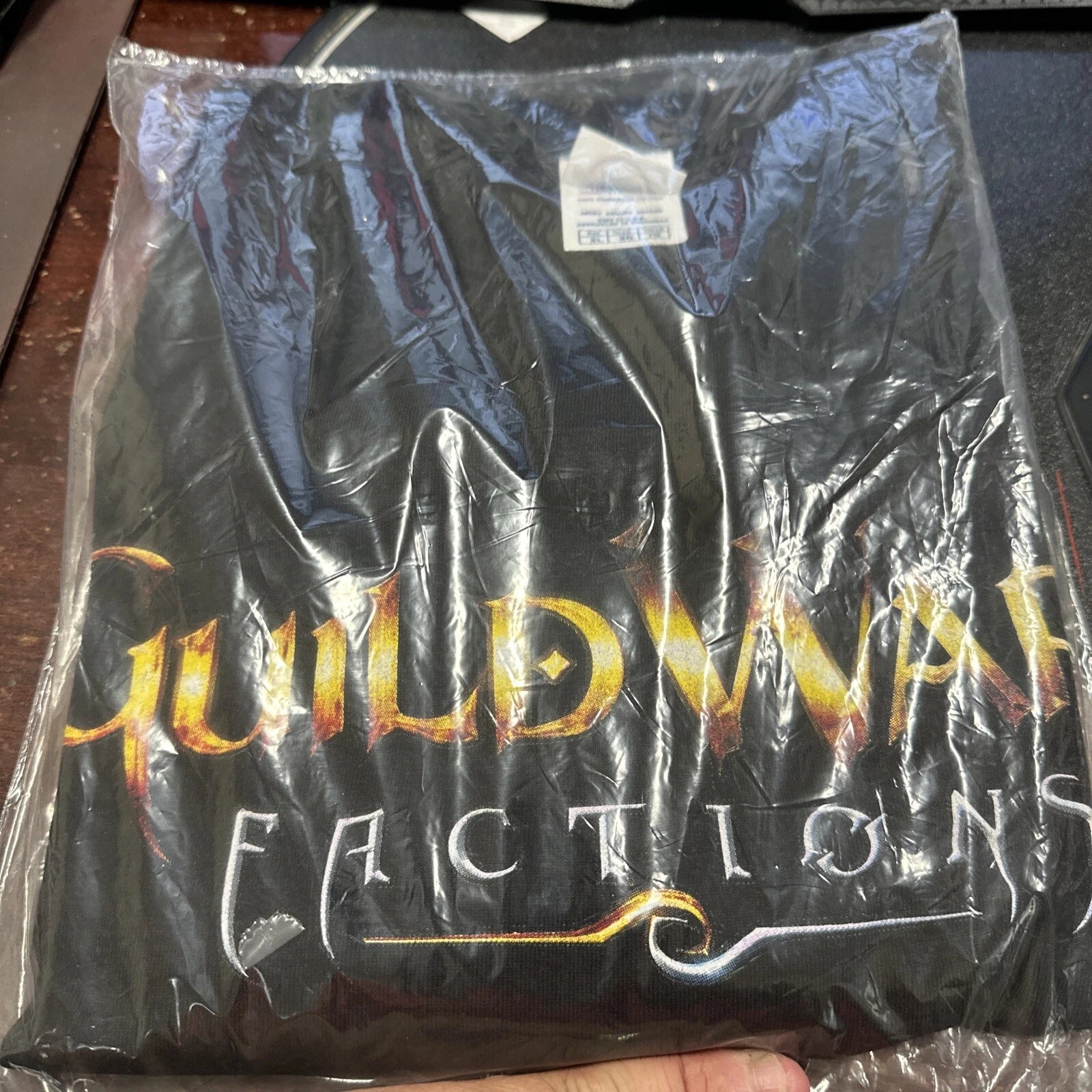 Guild Wars: FACTIONS | Video Game Promo T-Shirt | Black | XL | New