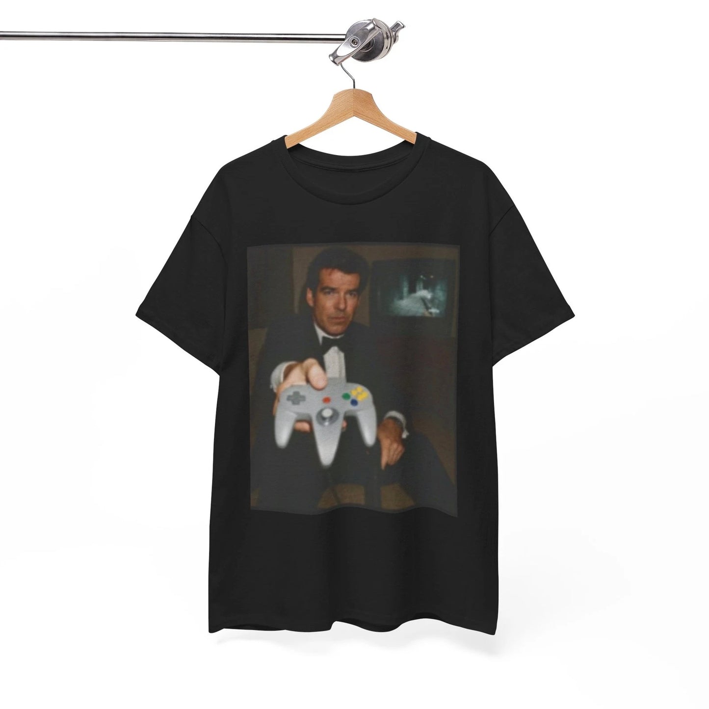 James Bond Golden eye Vintage Graphic T Shirt Unisex Heavy Cotton Tee Gaming 90s