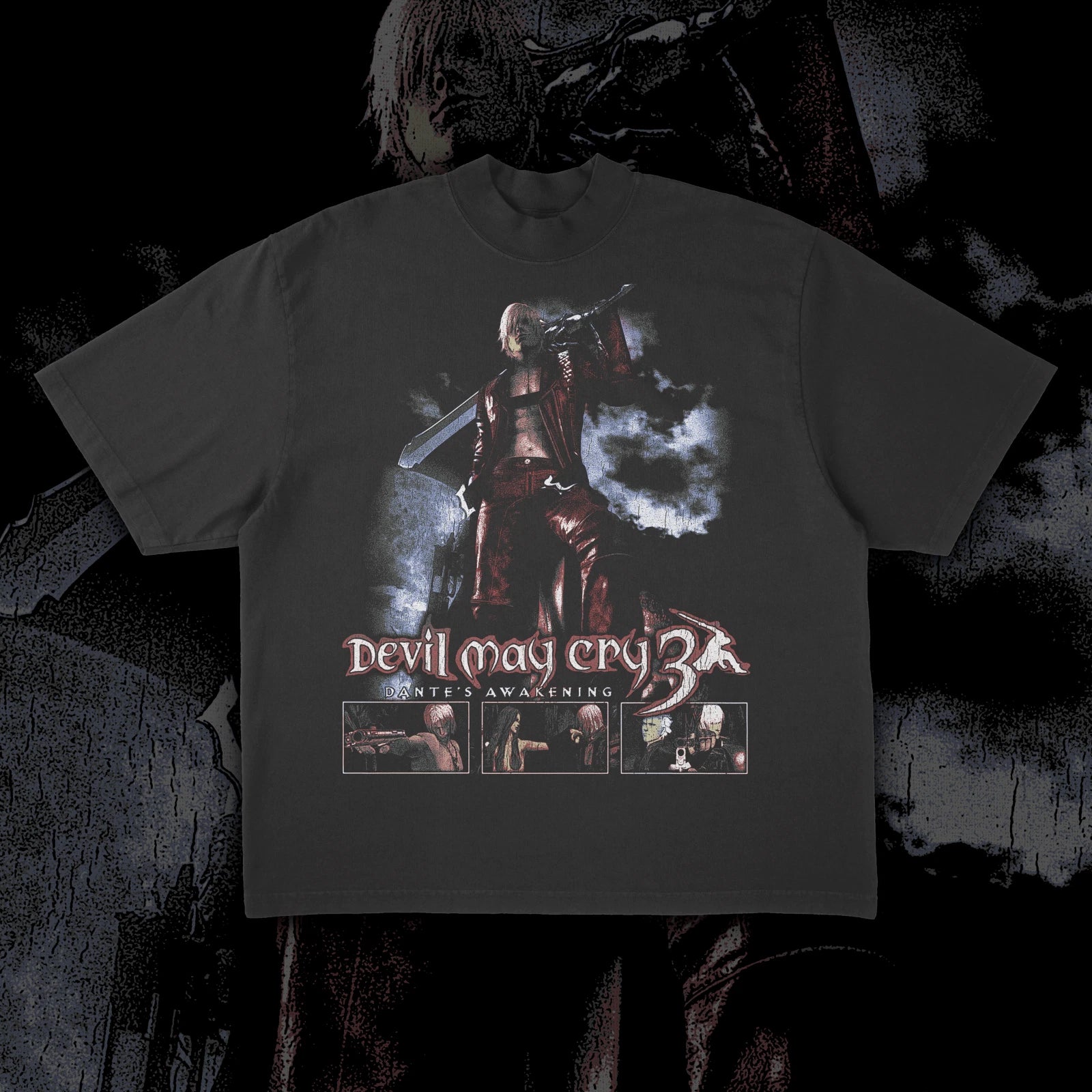 Devil May Cry 3 Tee, Retro Vintage 90s Classic Game Fan T Shirt S-5XL