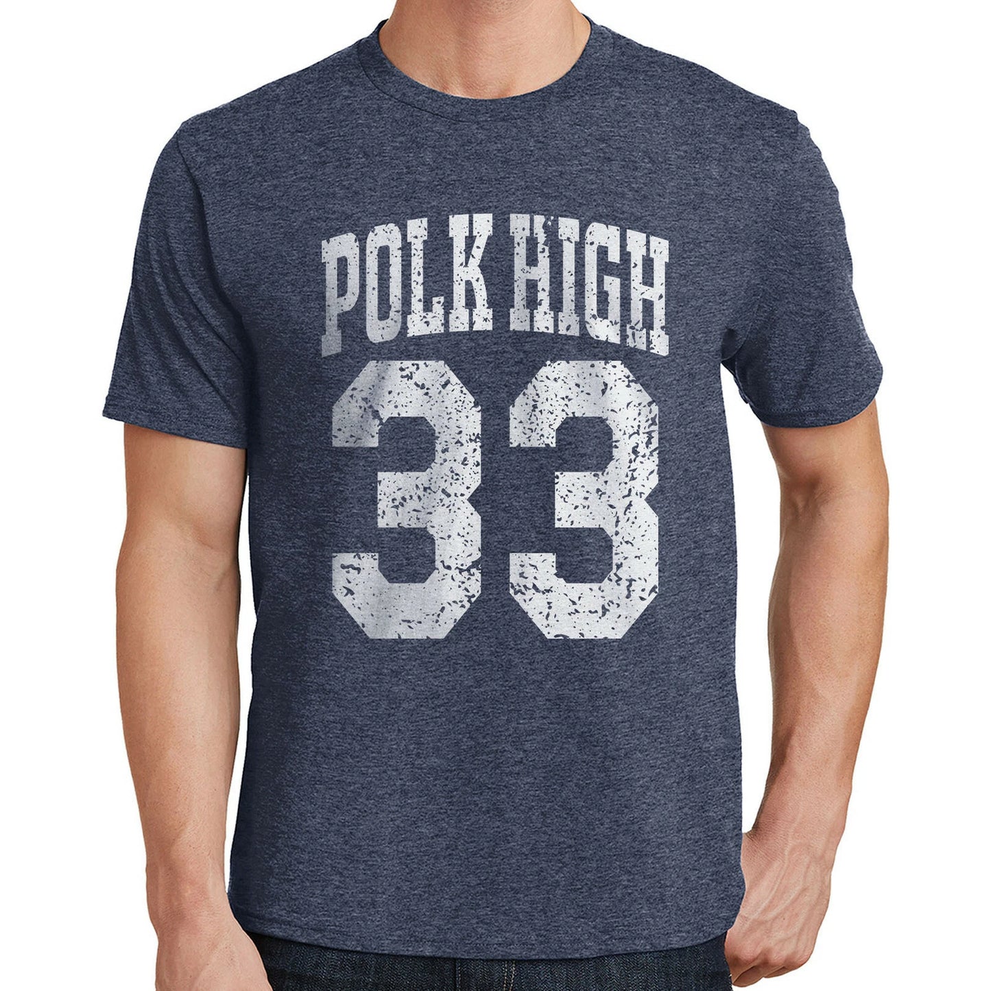 Polk High #33 T-Shirt Married With Children 4 Touchdowns in One Game 4032