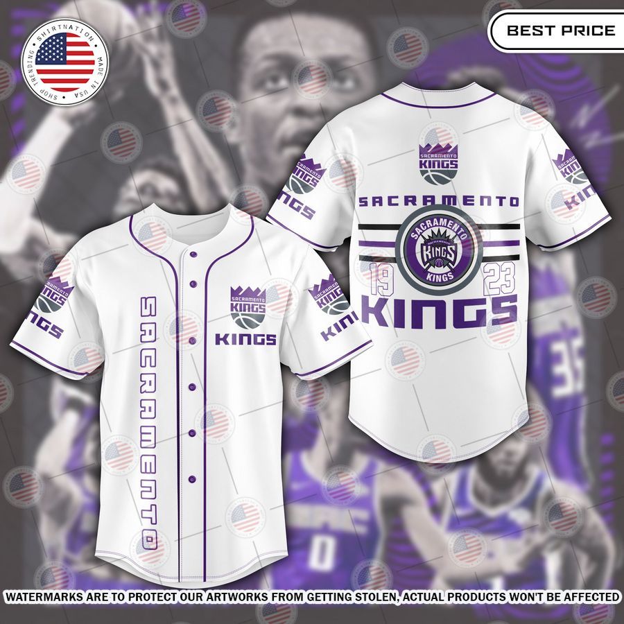 Sacramento Kings Baseball Jersey