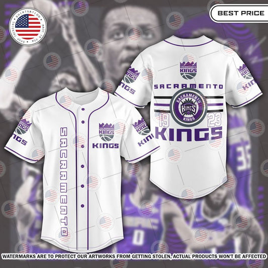 Sacramento Kings Baseball Jersey