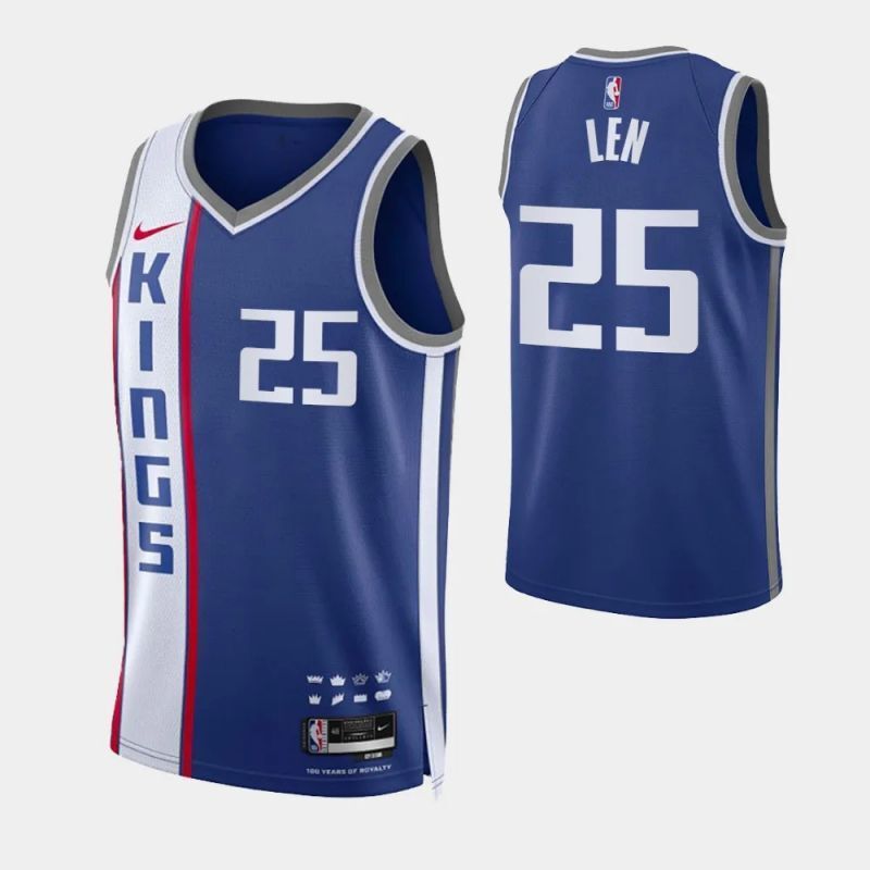 sacramento kings #25 alex len 2023-24 city edition swingman jersey