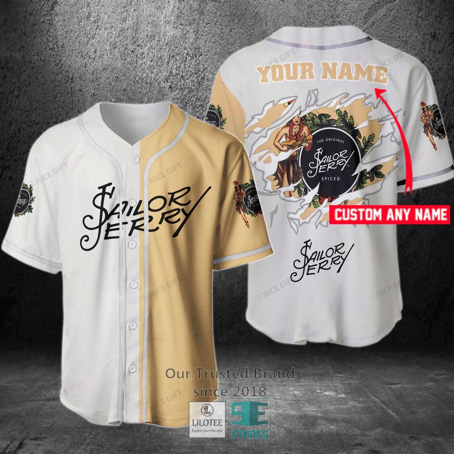 Sailor Jerry Your Name Baseball Jersey