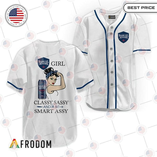 HOT Samuel Adams Classy Sassy And A Bit Smart Assy Baseball Jersey