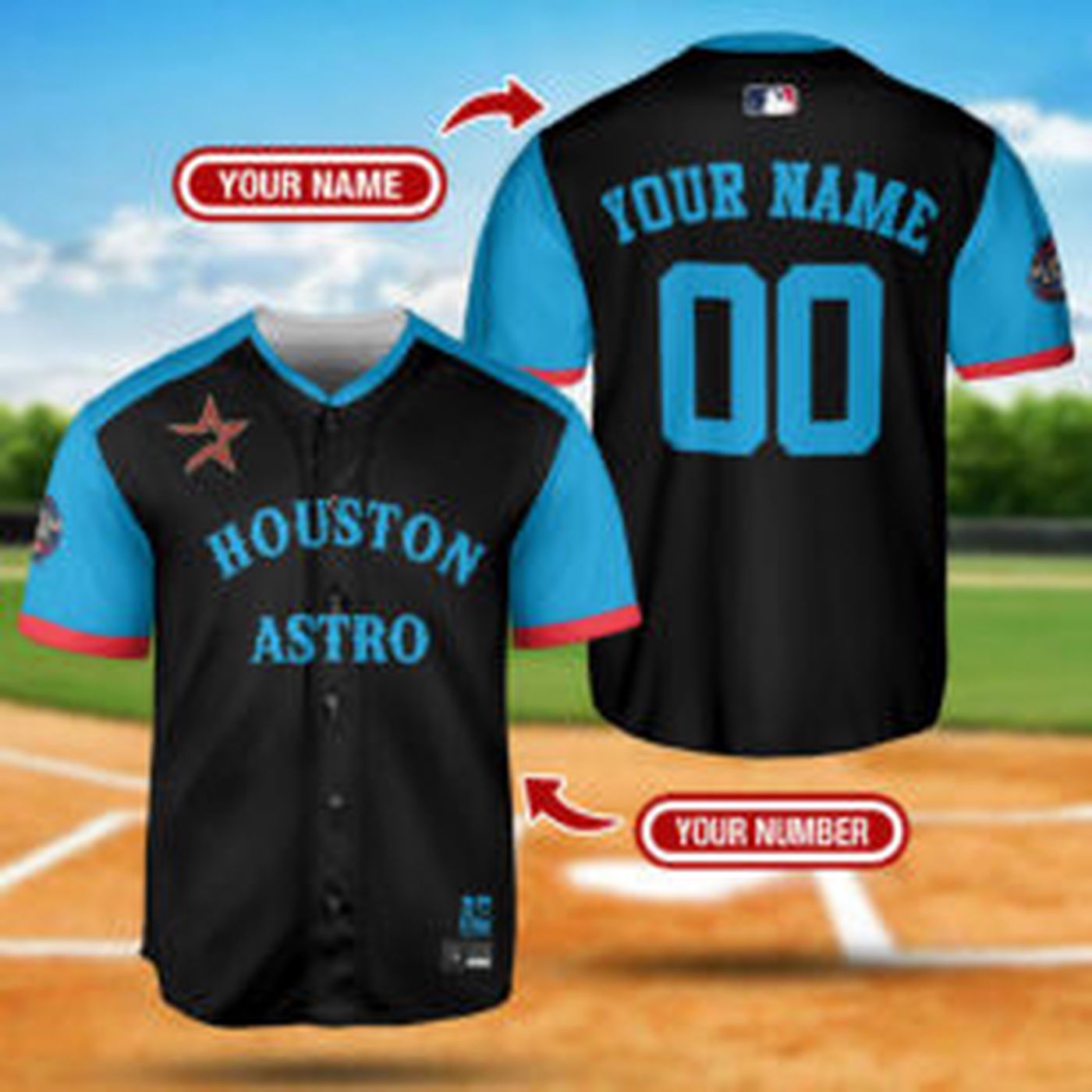 San Francisco Giants MLB Team Baseball Jersey - Perfect Birthday Gift for Men and Women Baseball Sports Fan -... (Image 2)
