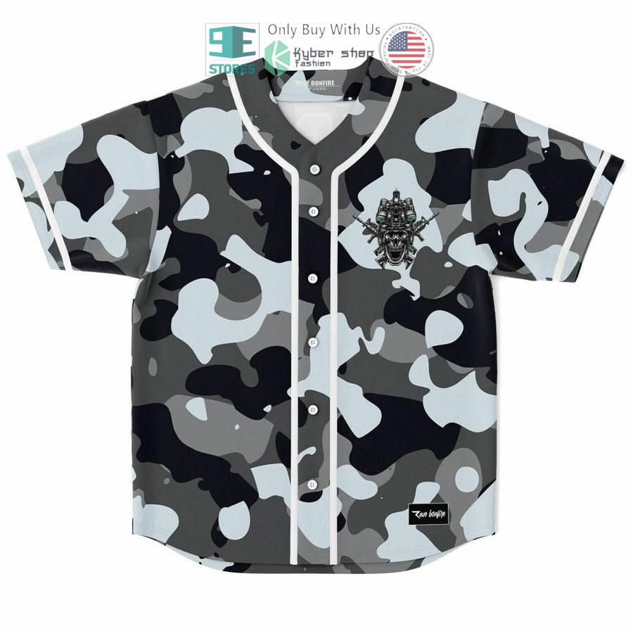 BEST Sarge 1 grey camo Baseball Jersey