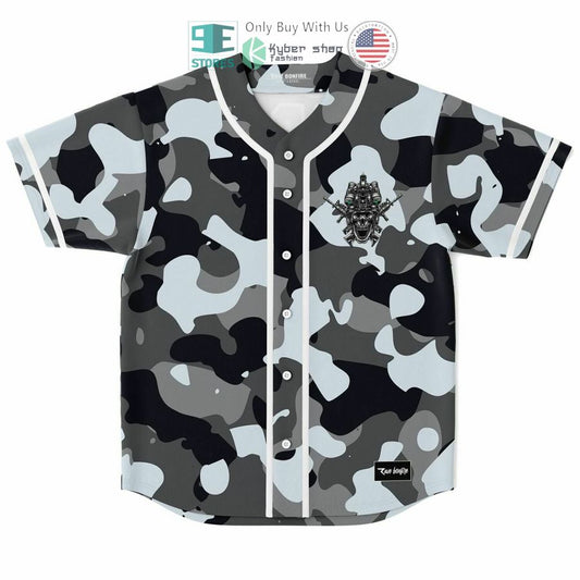 BEST Sarge 1 grey camo Baseball Jersey