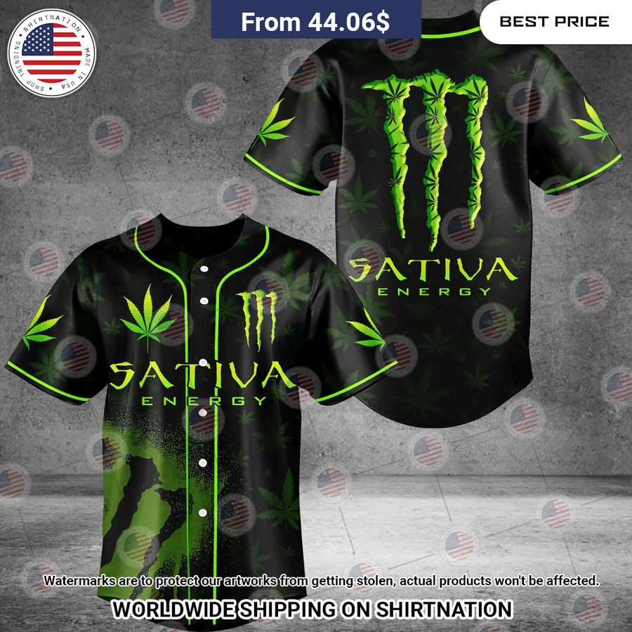 Sativa Energy Baseball Jersey