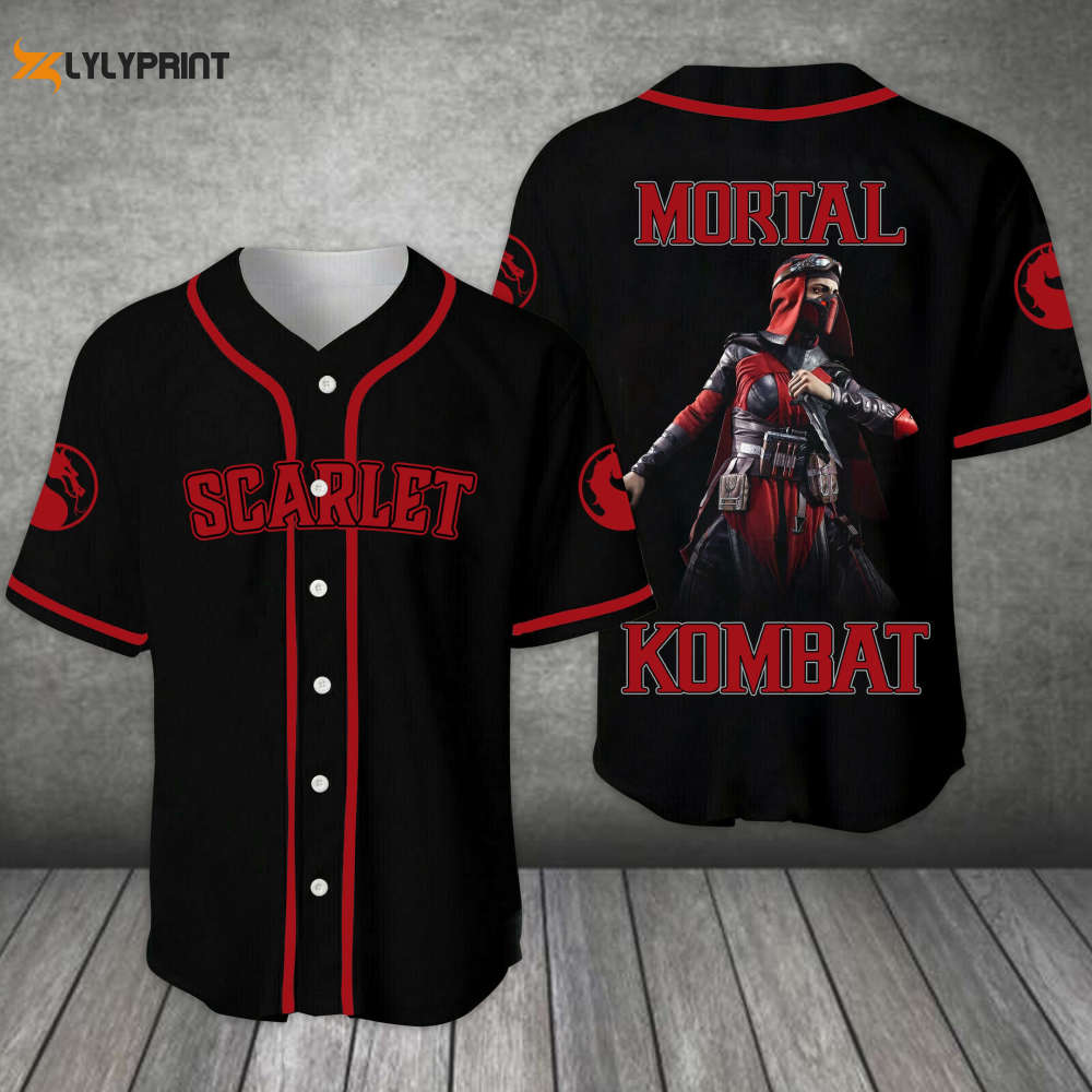 Scarlet Mortal Kombat Mu All Over Print Unisex Baseball Jersey - lylyprint.com T-Shirts, Hoodie, Sweatshirt | WearSparks.com