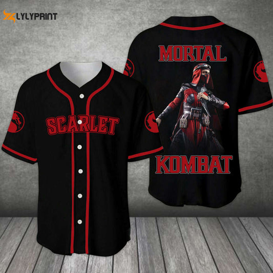 Scarlet Mortal Kombat Mu All Over Print Unisex Baseball Jersey - lylyprint.com T-Shirts, Hoodie, Sweatshirt | WearSparks.com