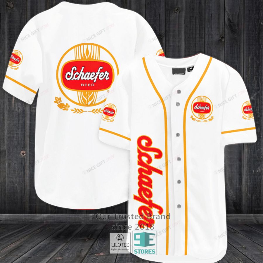 Schaefer Beer Baseball Jersey