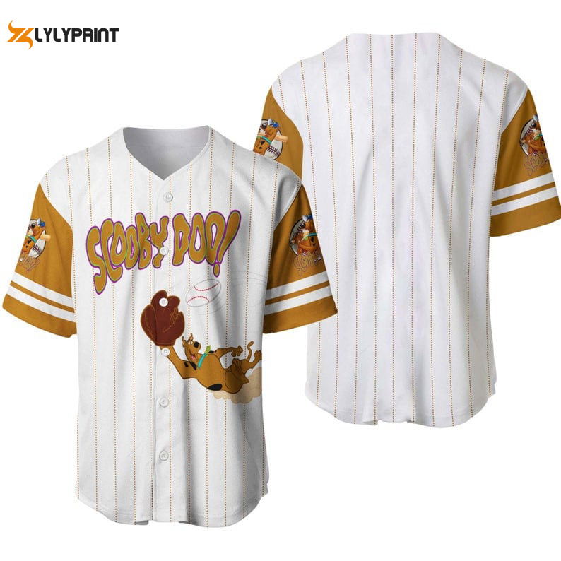 Scooby Doo Dog All Over Print Pinstripe Baseball Jersey - lylyprint.com T-Shirts, Hoodie, Sweatshirt | WearSparks.com