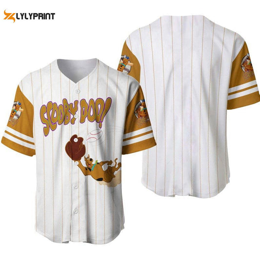 Scooby Doo Dog All Over Print Pinstripe Baseball Jersey - lylyprint.com T-Shirts, Hoodie, Sweatshirt | WearSparks.com