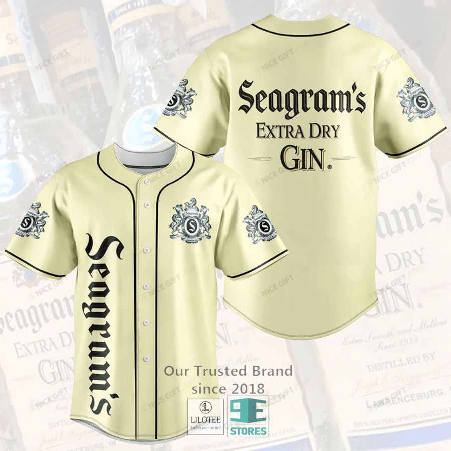 Seagram S Extra Dry Gin Baseball Jersey