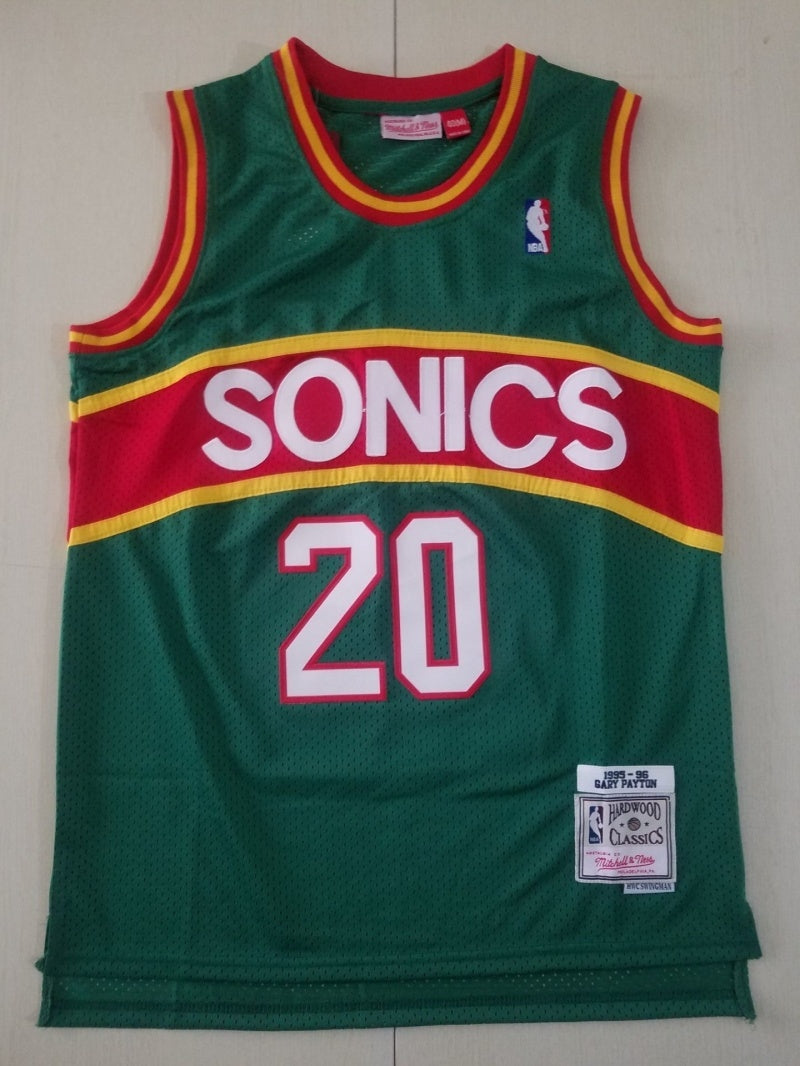 seattle supersonics #20 gary payton Supersonics 20 Red s-xxl Style 1