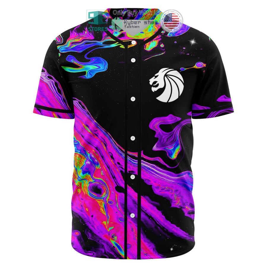 BEST Seven Lions balck acid trip pattern Baseball Jersey
