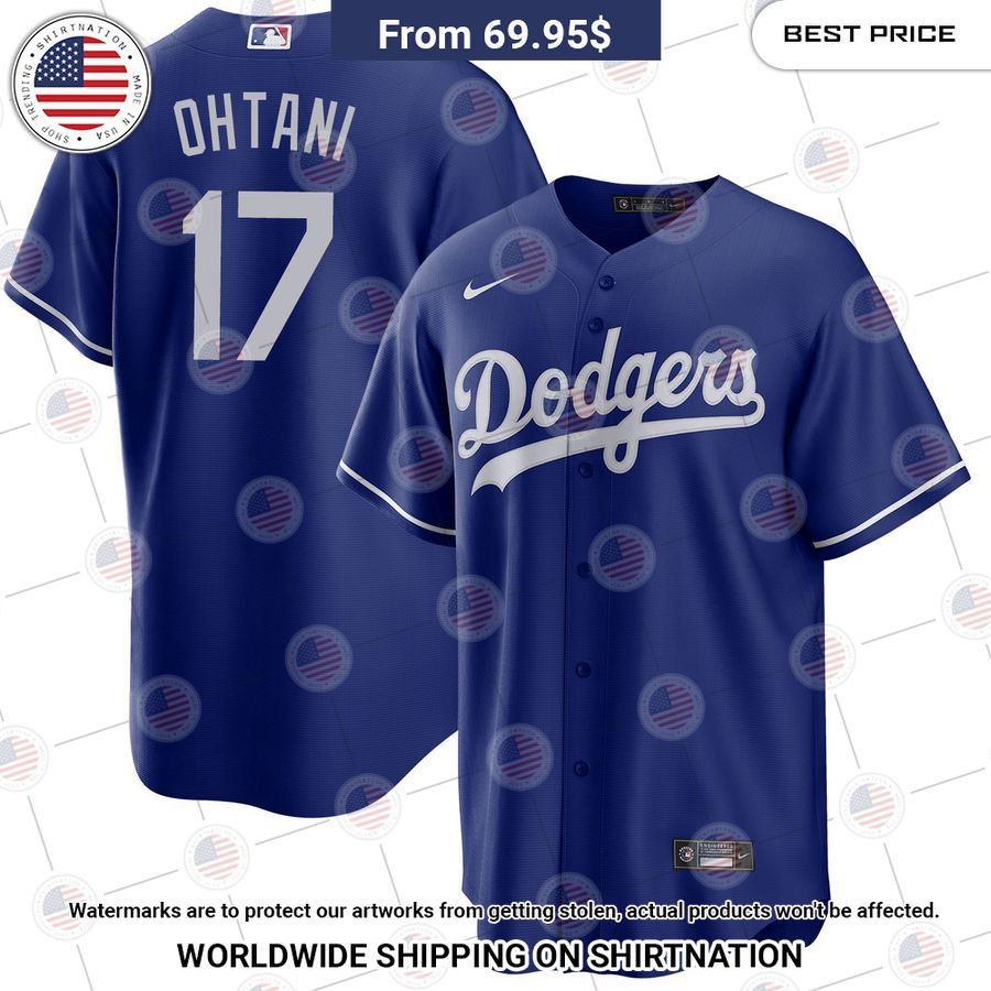 Shohei Ohtani 17 Los Angeles Dodgers Baseball Jersey