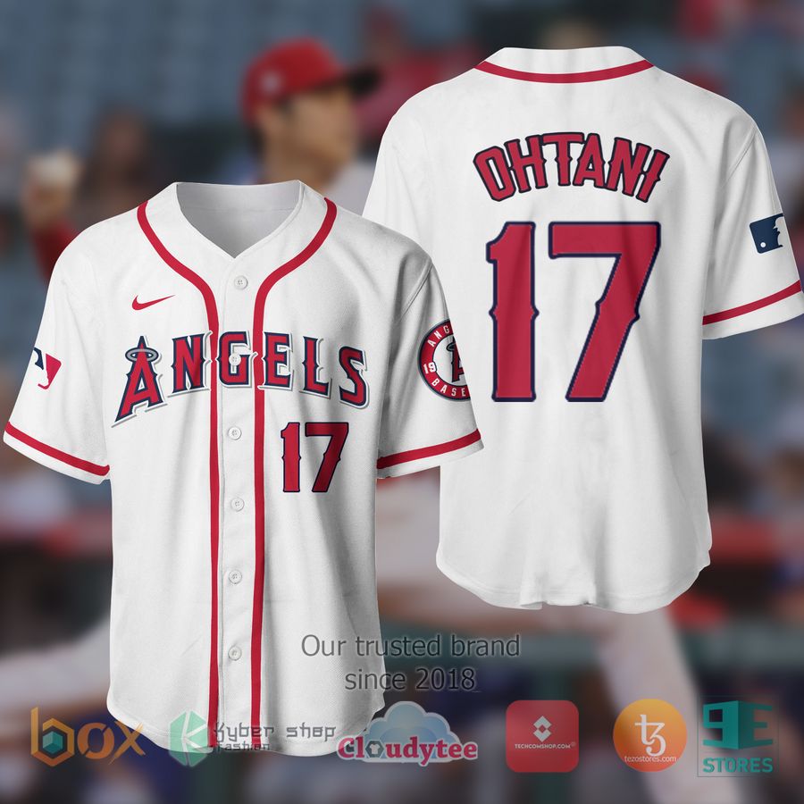 BEST Shohei Ohtani Los Angeles Angels 17 baseball jersey