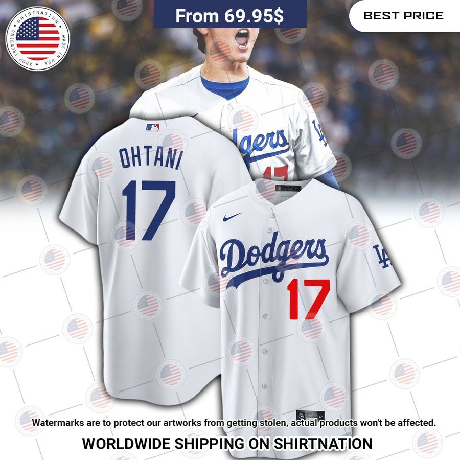 Shohei Ohtani Los Angeles Dodgers Home Baseball Jersey