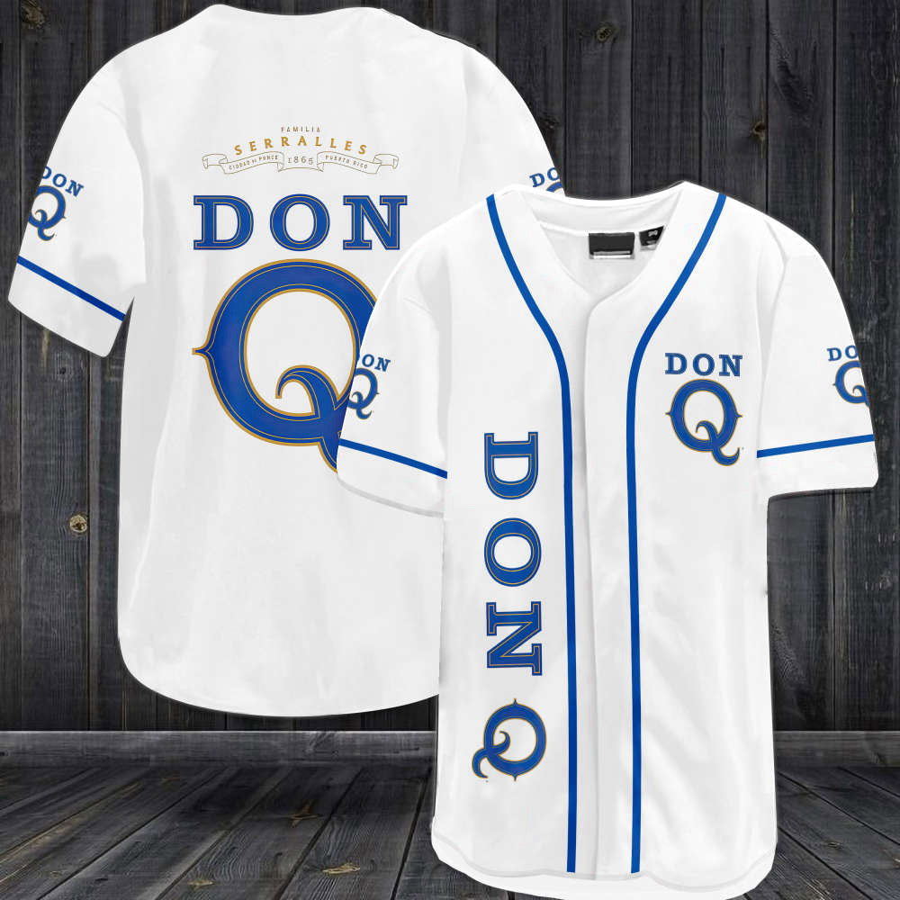 Show Your Team Spirit with Don Q Puerto Rican Rum Baseball Jersey