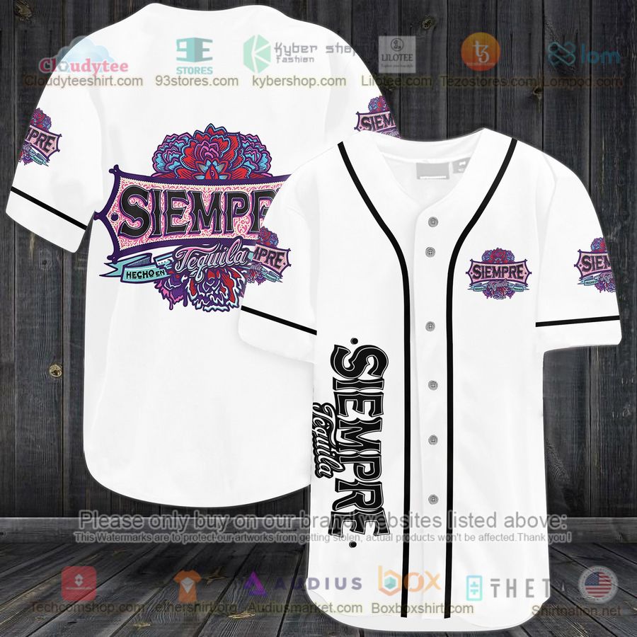 HOT Siempre Tequila Baseball Jersey Shirt
