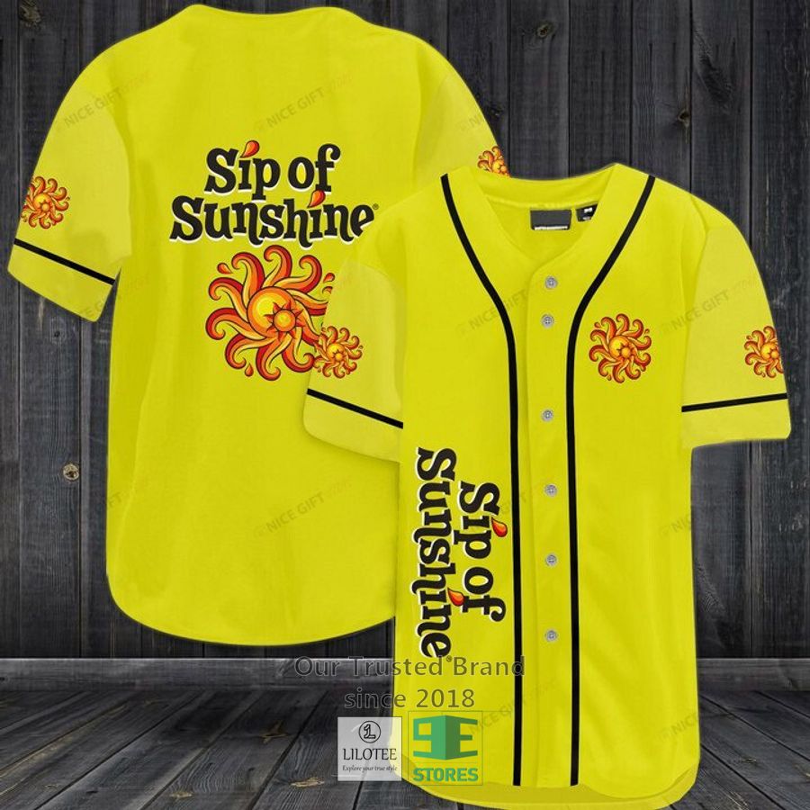 Sip Of Sunshine Baseball Jersey