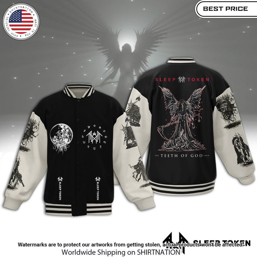 Sleep Token The Teeth of God Baseball Jacket