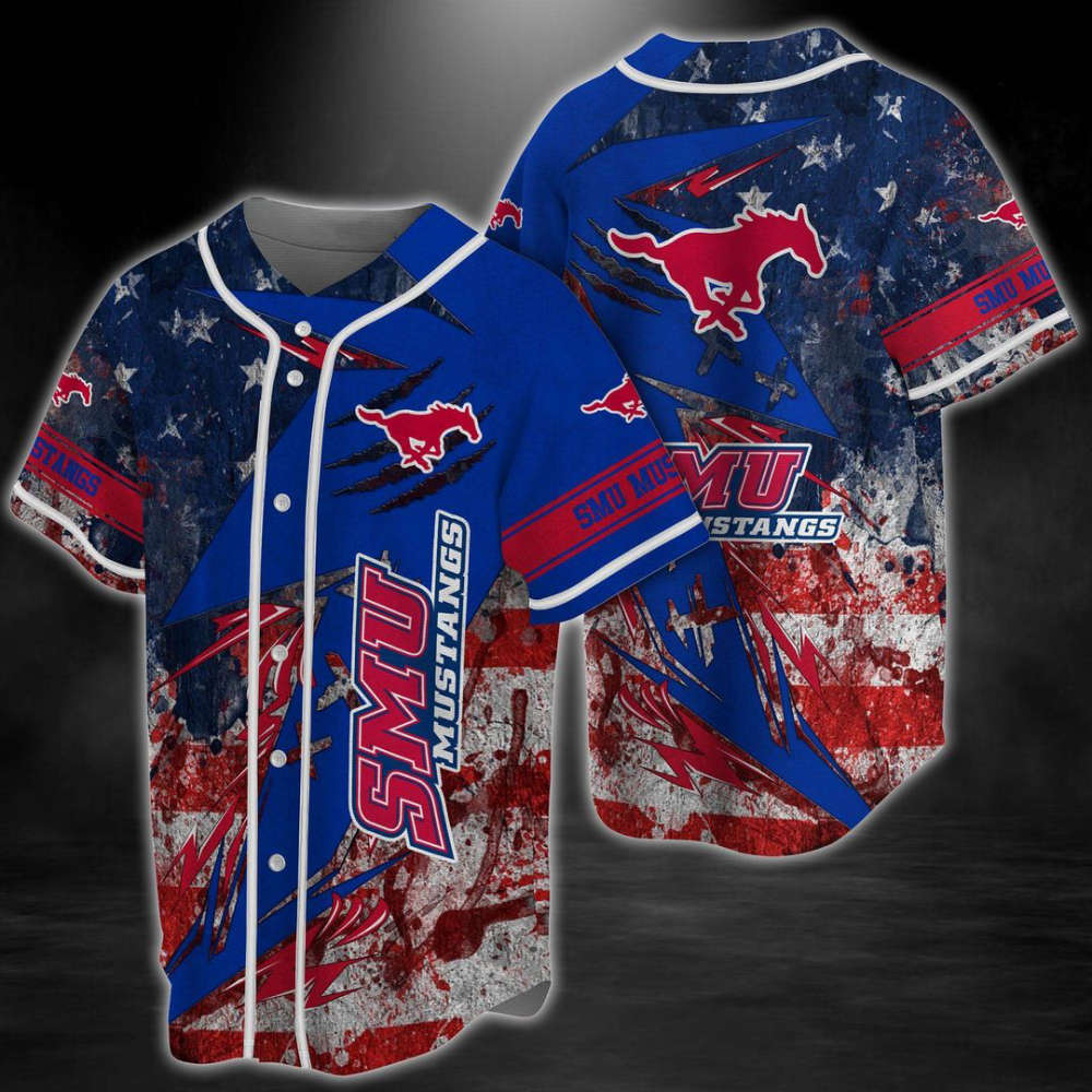 SMU Mustangs Baseball Jersey Gift For Men Women - lylyprint.com T-Shirts, Hoodie, Sweatshirt | WearSparks.com (Image 2)