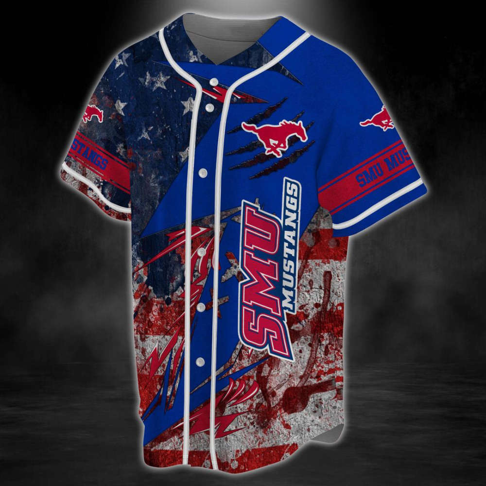 SMU Mustangs Baseball Jersey Gift For Men Women - lylyprint.com T-Shirts, Hoodie, Sweatshirt | WearSparks.com (Image 4)