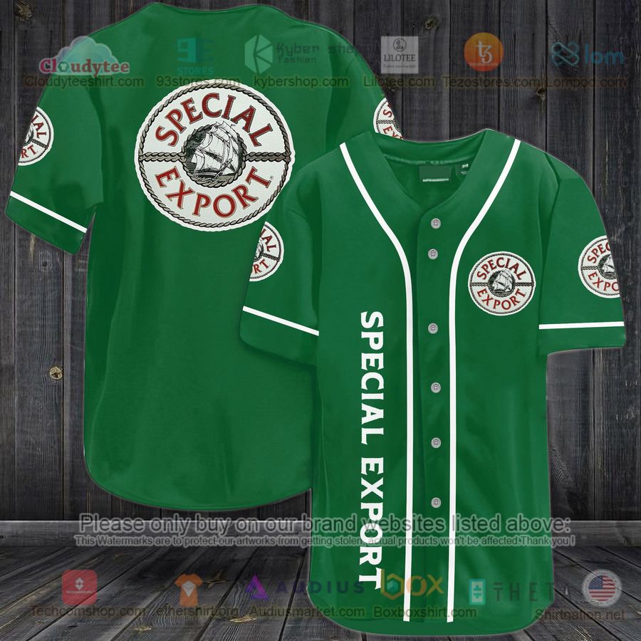 HOT Speical Export logo Baseball Jersey Shirt