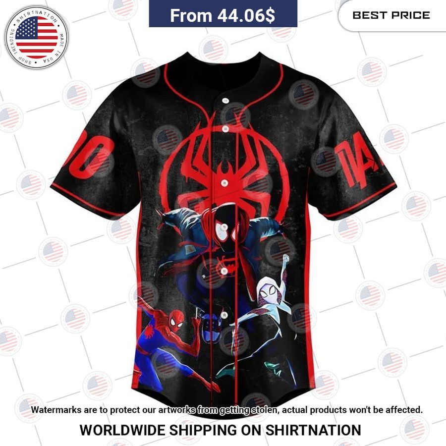 Spiderman Across the spider verse Custom Baseball Jersey