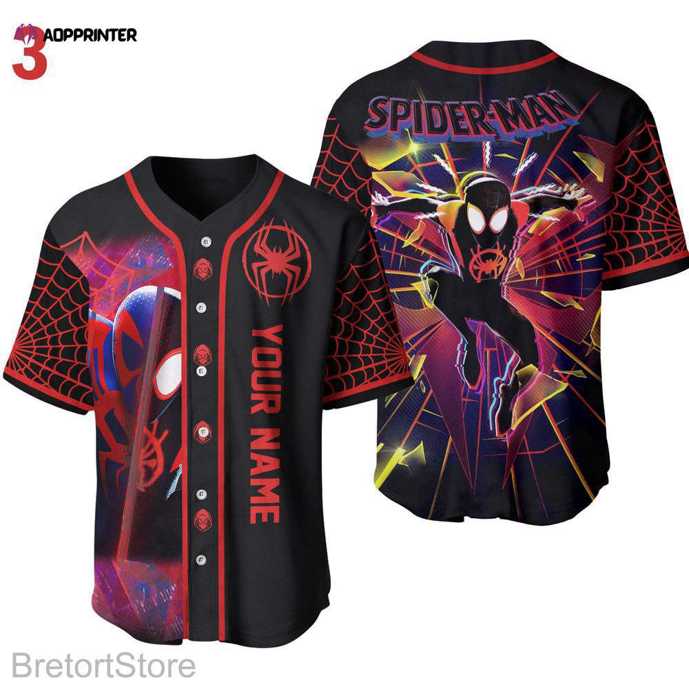 Spiderman Baseball Jersey, Superhero Shirt