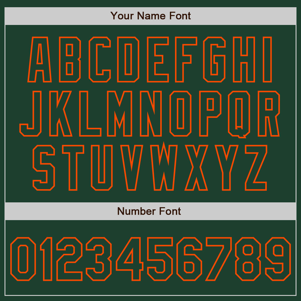 Custom White Green-Orange Authentic Split Fashion Baseball Jersey