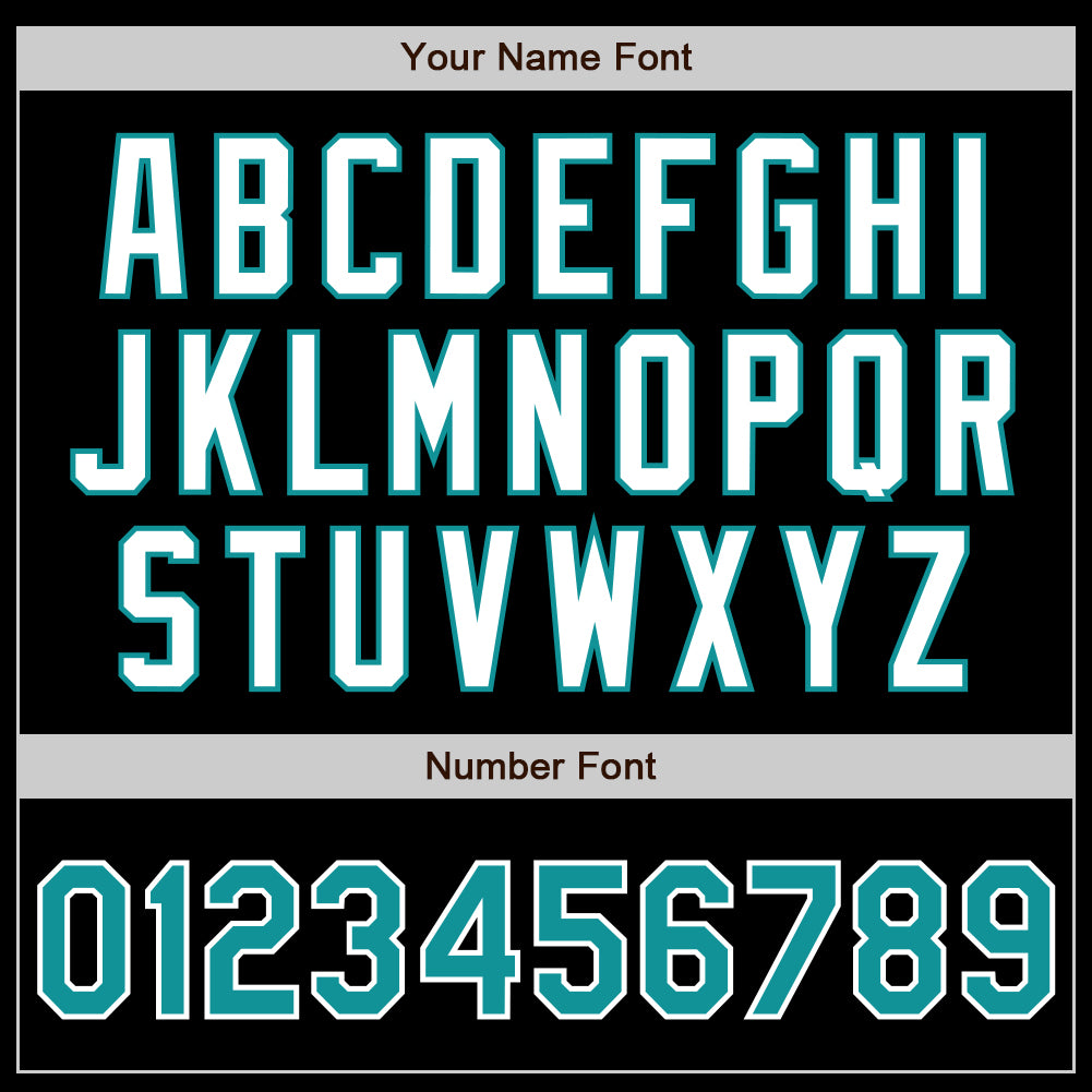 Custom Black Teal-Gray Authentic Split Fashion Baseball Jersey T-Shirts, Hoodie, Sweatshirt | WearSparks.com (Image 4)