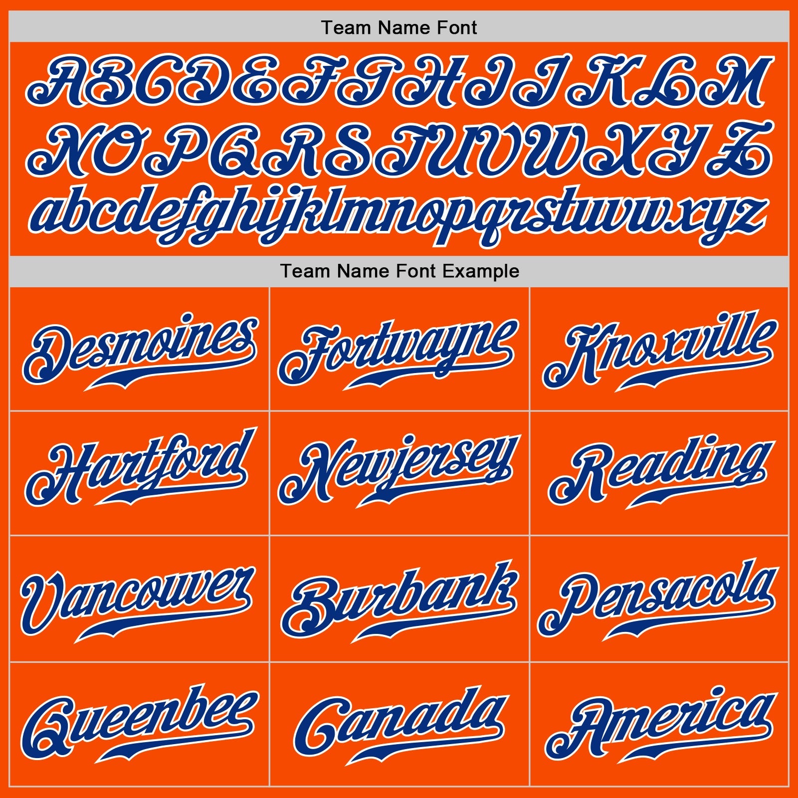 Custom Orange Royal-White Authentic Split Fashion Baseball Jersey