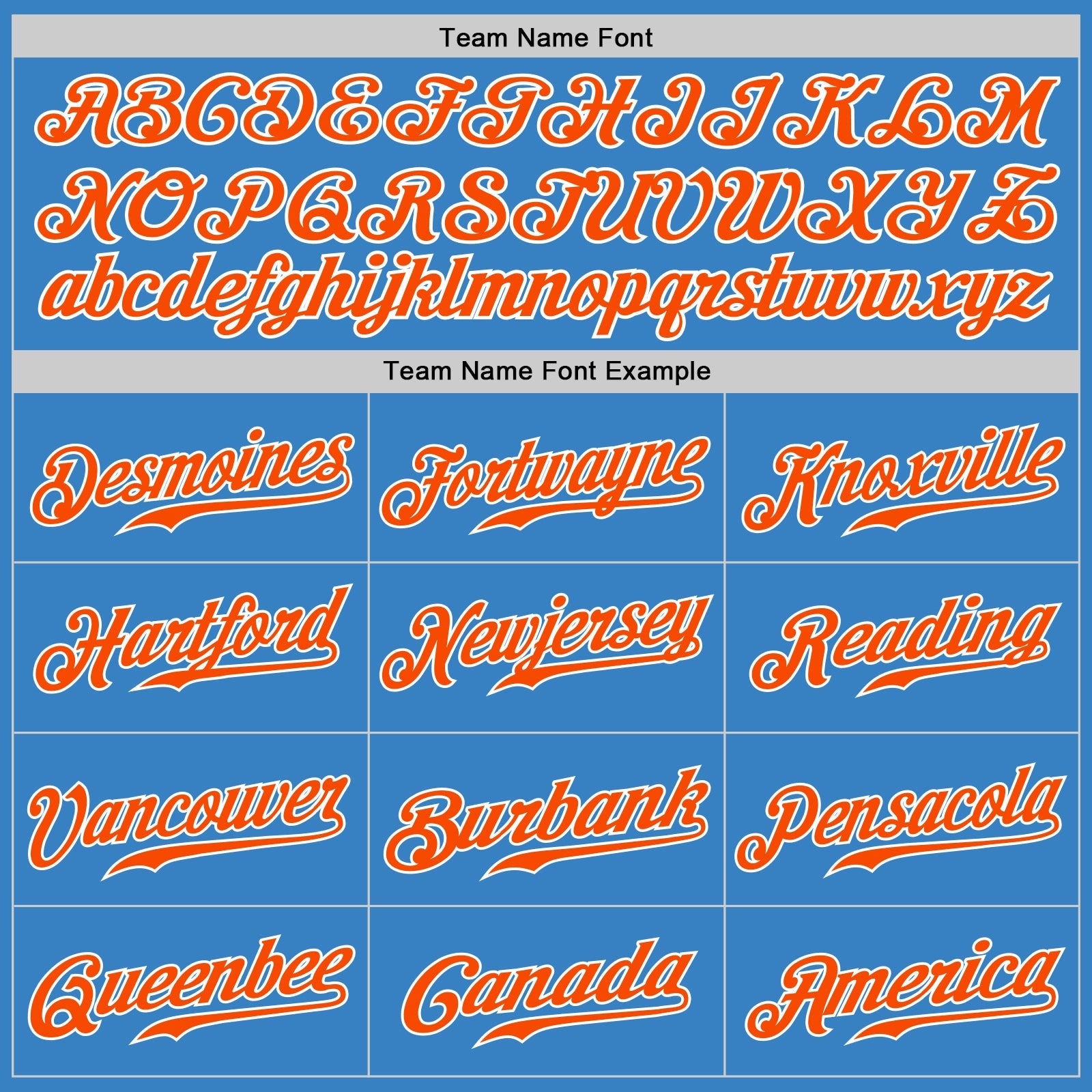 Custom Powder Blue Orange-White Authentic Split Fashion Baseball Jersey