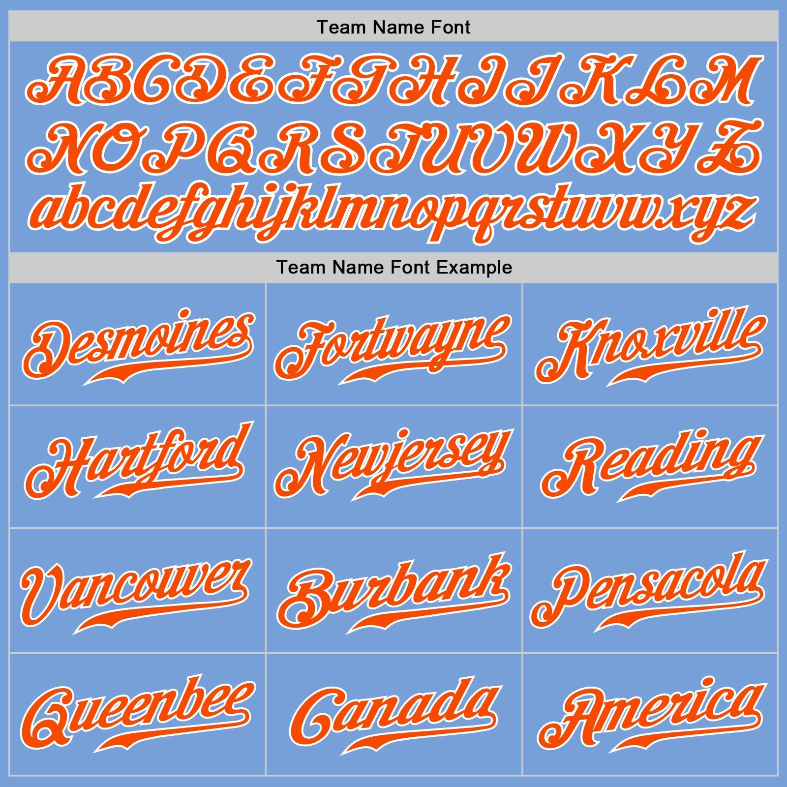 Custom Light Blue Orange-White Authentic Split Fashion Baseball Jersey