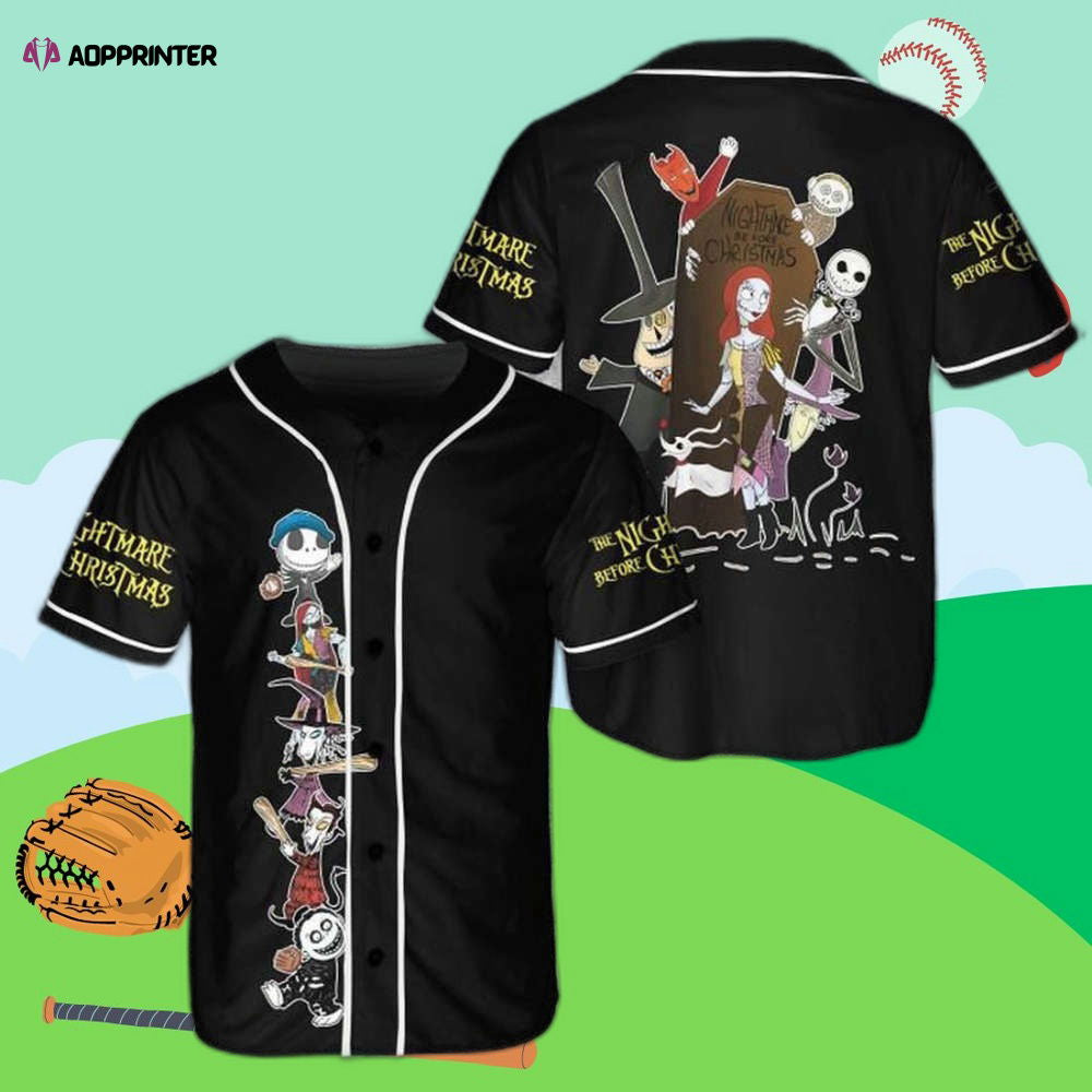 Spooktacular Jack Skellington Halloween Baseball Jersey - Limited Edition - Aopprinter T-Shirts, Hoodie, Sweatshirt (Image 1)