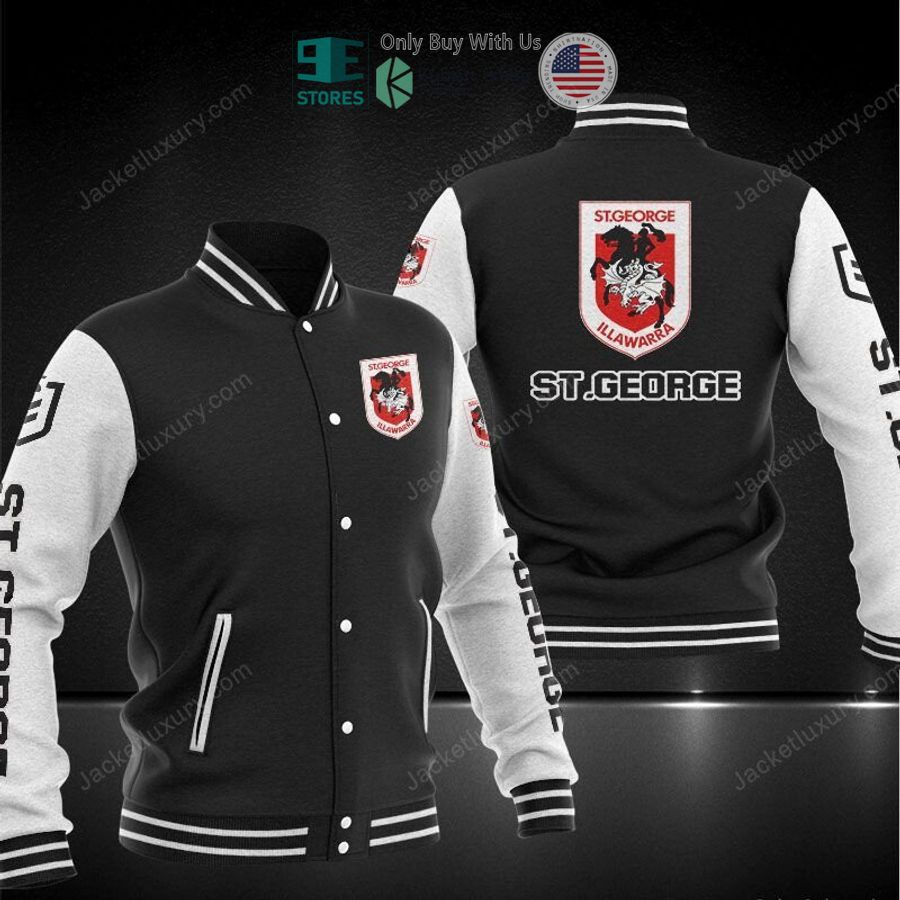 BEST St. George Illawarra Dragons Baseball Jacket