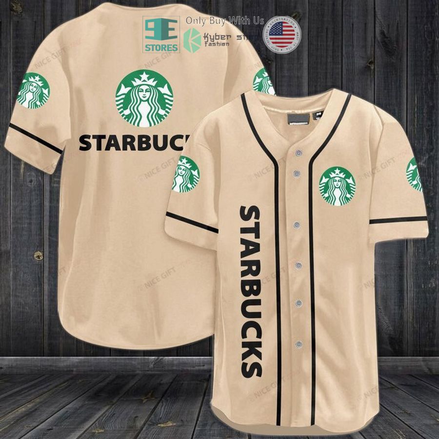 BEST Starbucks logo Baseball Jersey