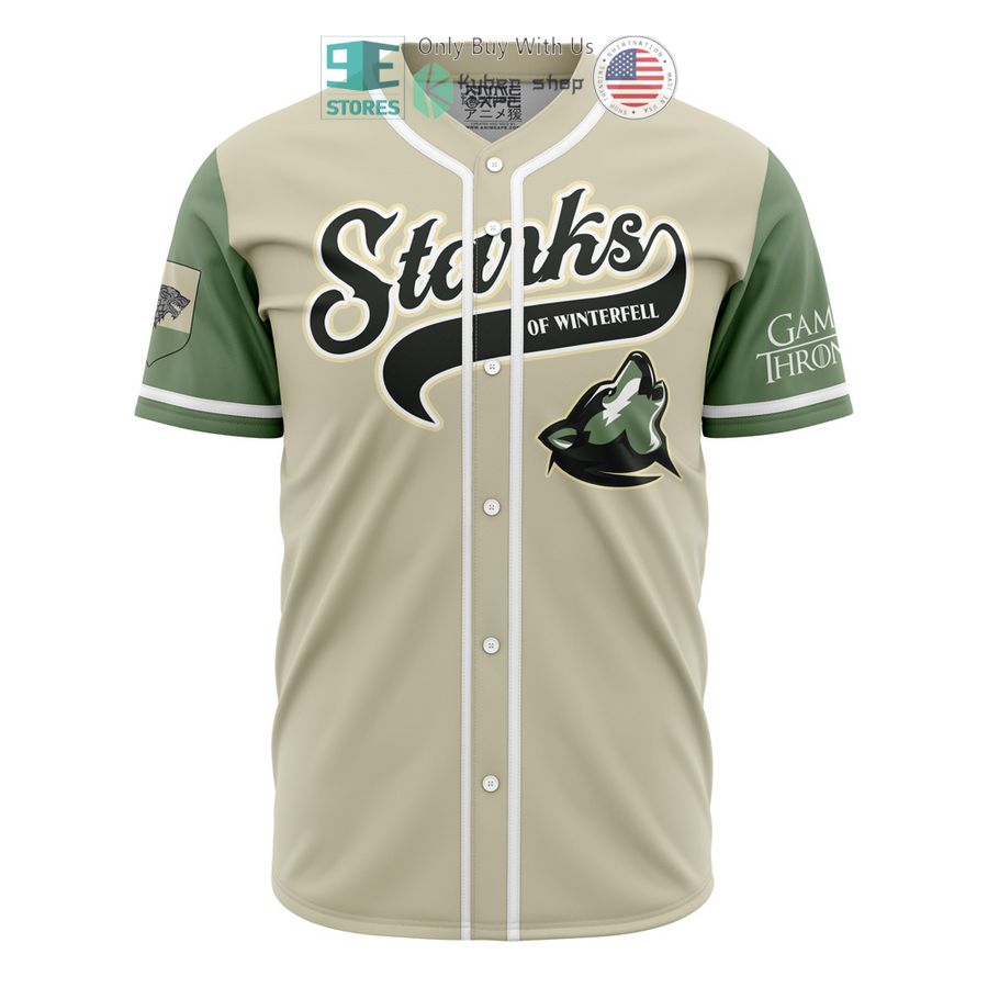 BEST Starks of Winterfell Game of Thrones Baseball Jersey