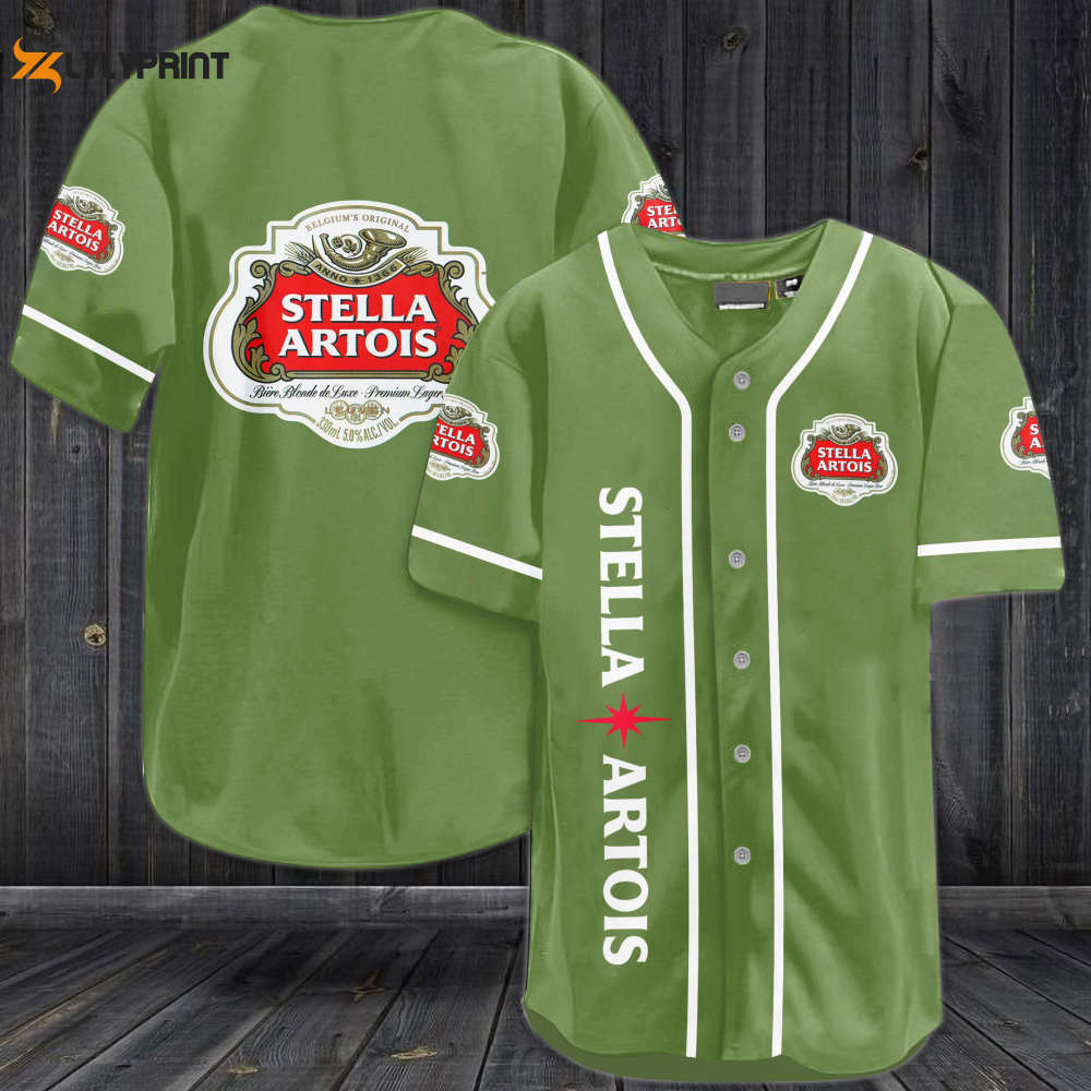 Stella Artois Beer Baseball Jersey - Gift for Men Women - lylyprint.com T-Shirts, Hoodie, Sweatshirt | WearSparks.com