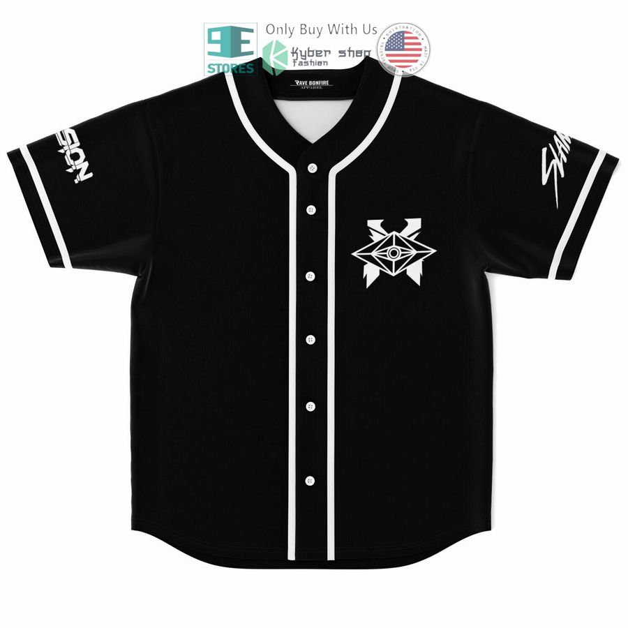 BEST Super Headbanger black Baseball Jersey